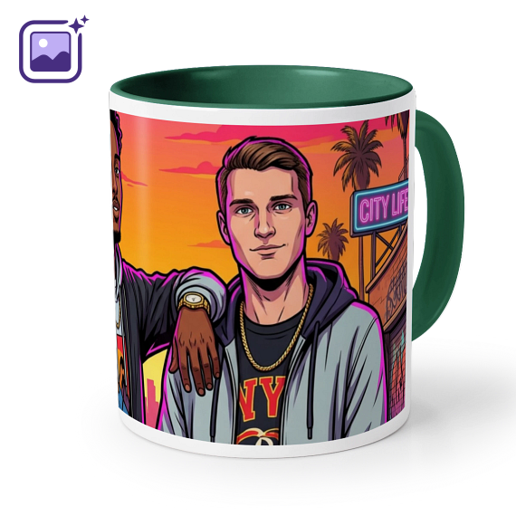 Colored Mug Dark Green