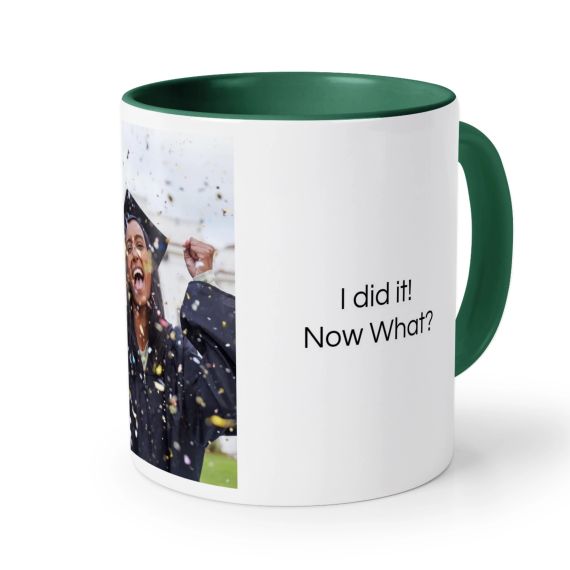 Farbige Tasse dunkelgrün
