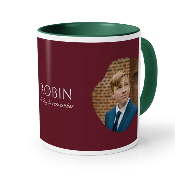 Mugg med fÀrg Mörkgrön Mugg med fÀrg Mörkgrön