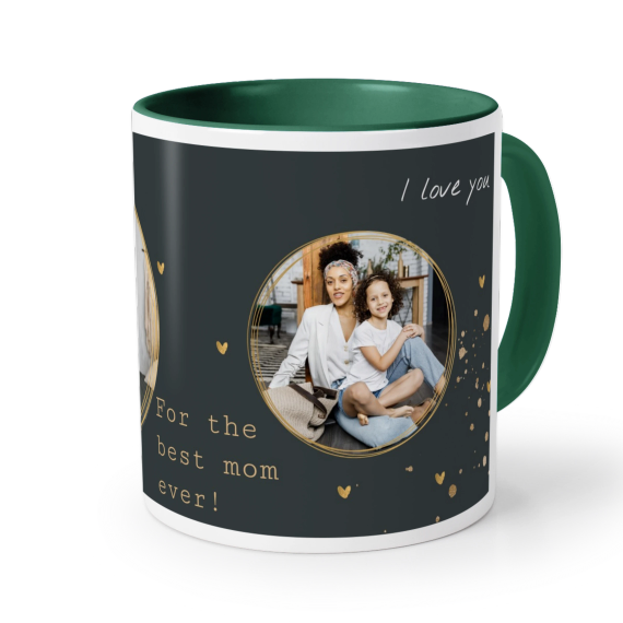 Farbige Tasse dunkelgrün Farbige Tasse dunkelgrün