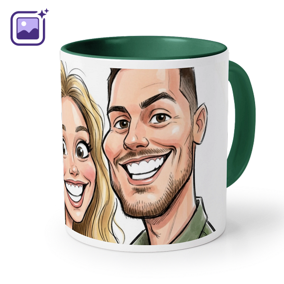 Colored Mug Dark Green Colored Mug Dark Green