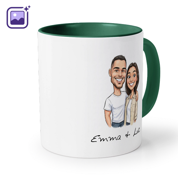Colored Mug Dark Green Colored Mug Dark Green