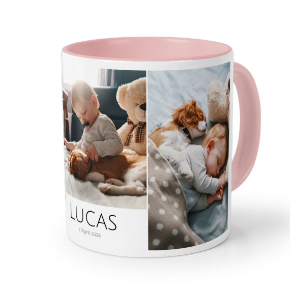 Coloured Mug Pink Coloured Mug Pink