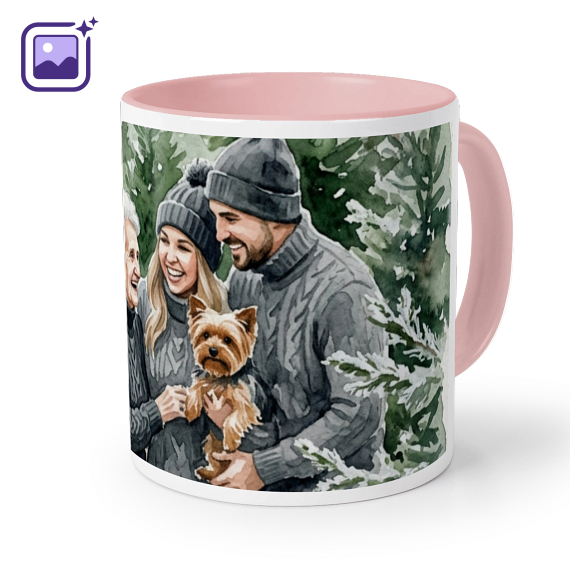 Farbige Tasse Rosa Farbige Tasse Rosa