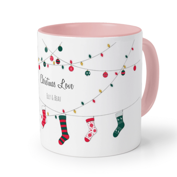 Coloured Mug Pink Coloured Mug Pink