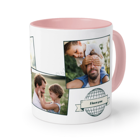 Coloured Mug Pink Coloured Mug Pink