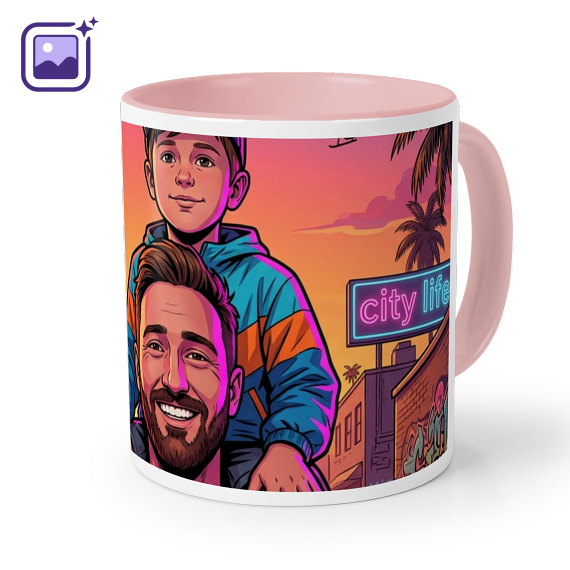 Coloured Mug Pink