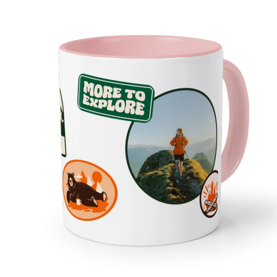 Coloured Mug Pink Coloured Mug Pink
