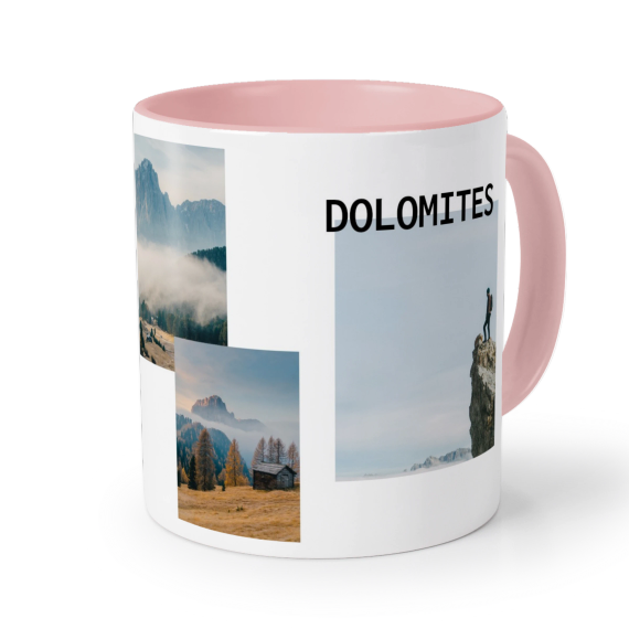 Coloured Mug Pink Coloured Mug Pink