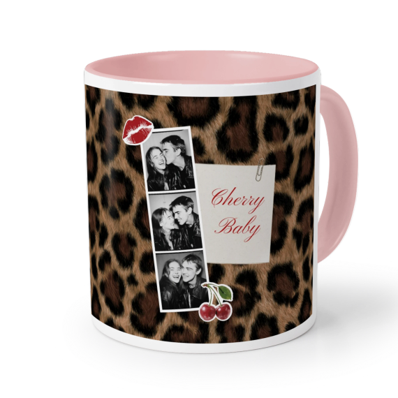 Farbige Tasse Rosa Farbige Tasse Rosa