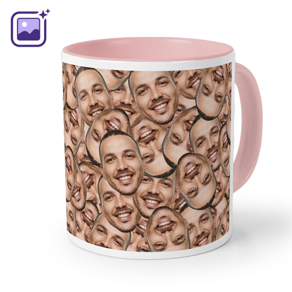 Gekleurde Mok Roze Gekleurde Mok Roze