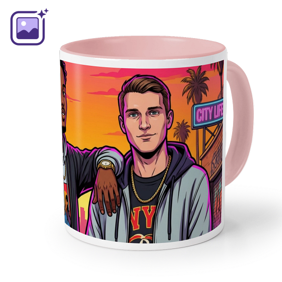 Coloured Mug Pink