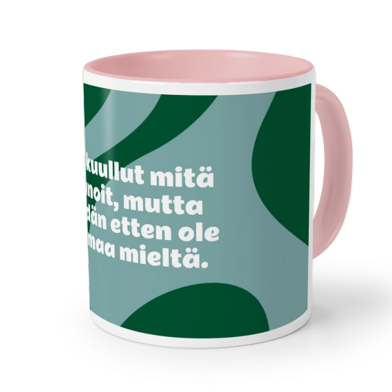 Värillinen muki Roosa Värillinen muki Roosa