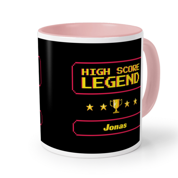 Farbige Tasse Rosa Farbige Tasse Rosa