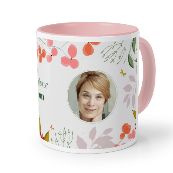 Farbige Tasse Rosa