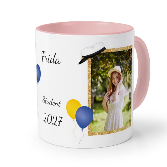 Mugg med färg Rosa