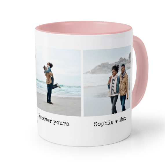Farbige Tasse Rosa