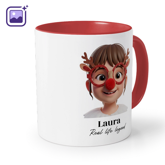 Colored Mug Red