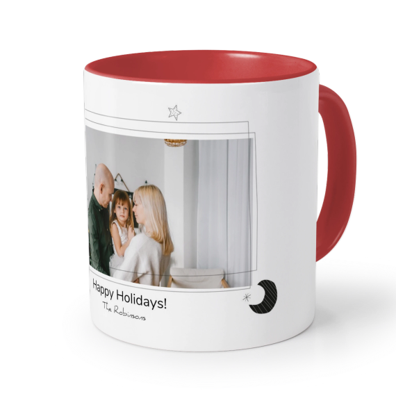 Gekleurde Mok rood Gekleurde Mok rood
