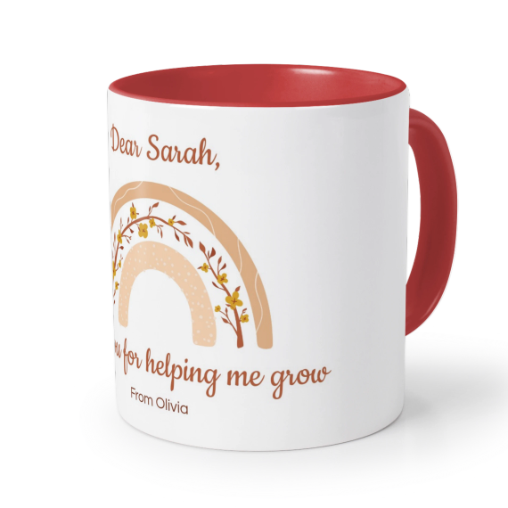 Colored Mug Red