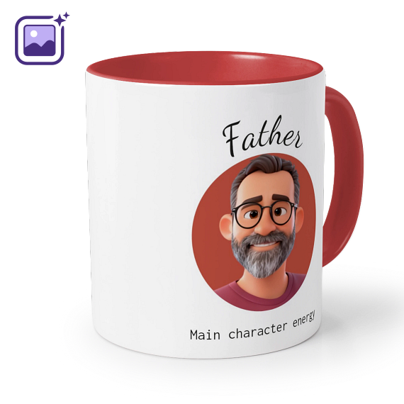 Colored Mug Red