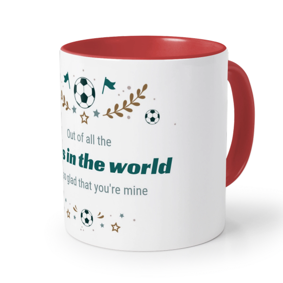 Colored Mug Red Colored Mug Red