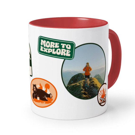 Colored Mug Red Colored Mug Red