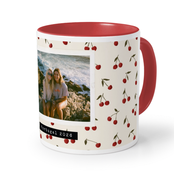 Gekleurde Mok rood