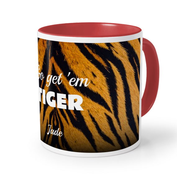 Tigermönster - Endast text Tigermönster - Endast text