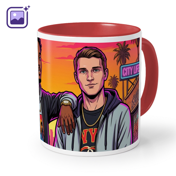 Colored Mug Red