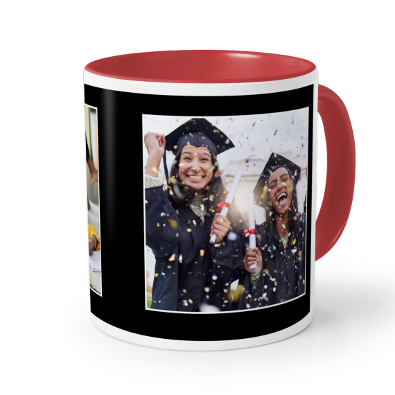 Farbige Tasse rot