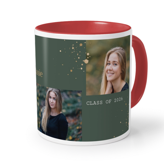 Farbige Tasse rot