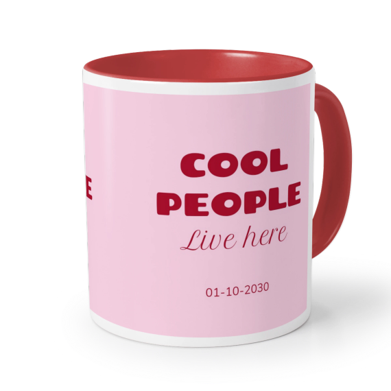 Colored Mug Red Colored Mug Red
