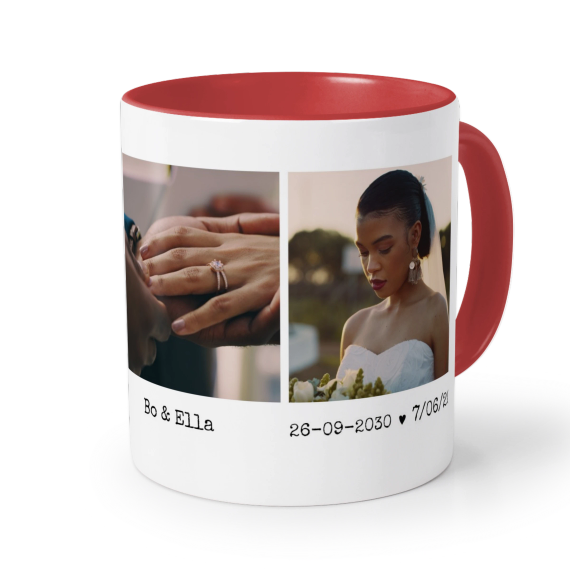 Farbige Tasse rot
