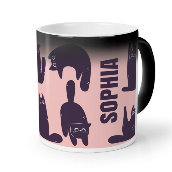 Speels kattenpatroon - Tekst Speels kattenpatroon - Tekst