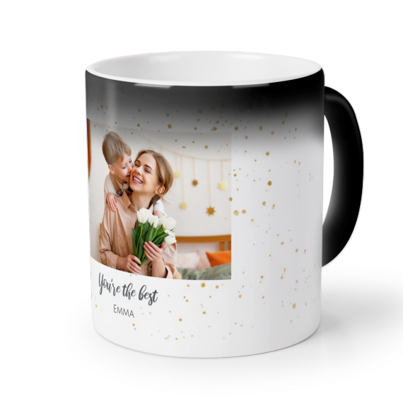 Motif coeur et gouttes or Motif coeur et gouttes or