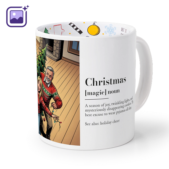 Dictionary Definition Filter Comic Xmas
