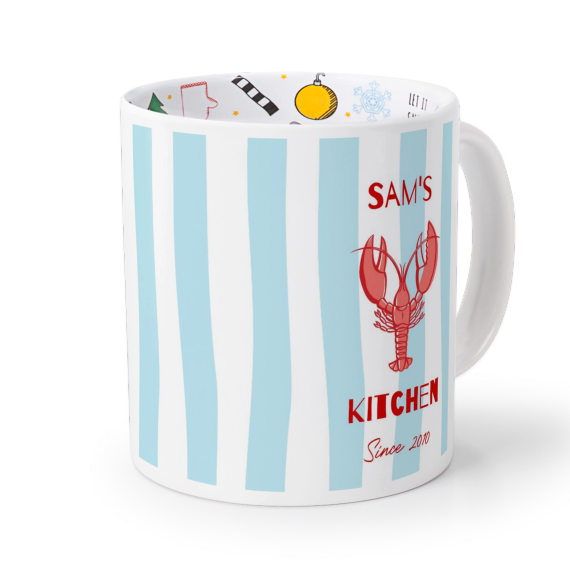 Lobster Stripes - Text Only