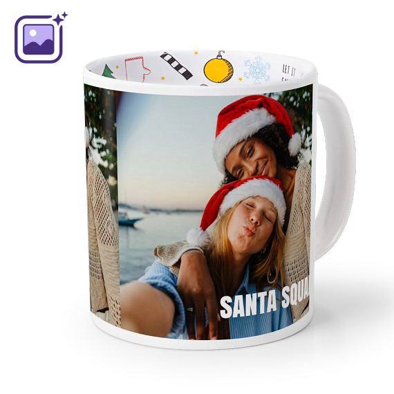 Bold Text Full Photo Filter Xmas Hat Bold Text Full Photo Filter Xmas Hat