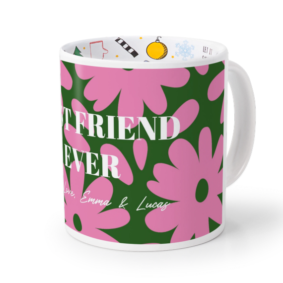 Happy Flower Pattern - Text Only Happy Flower Pattern - Text Only