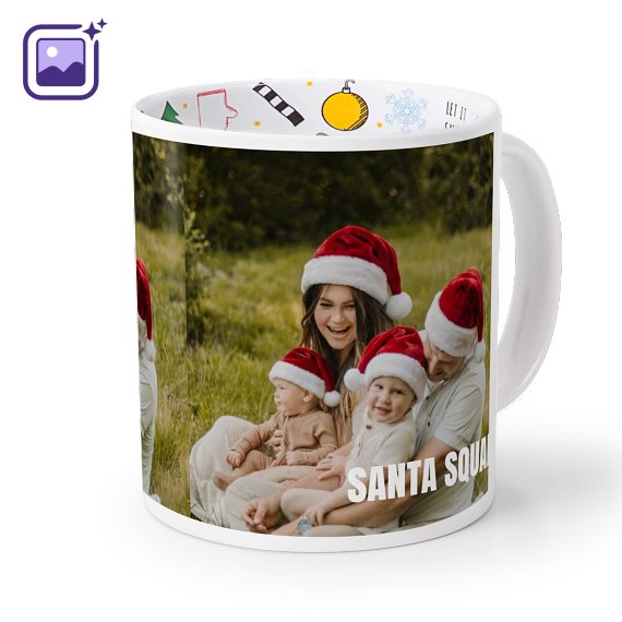 Bold Text Full Photo Filter Xmas Hat Bold Text Full Photo Filter Xmas Hat