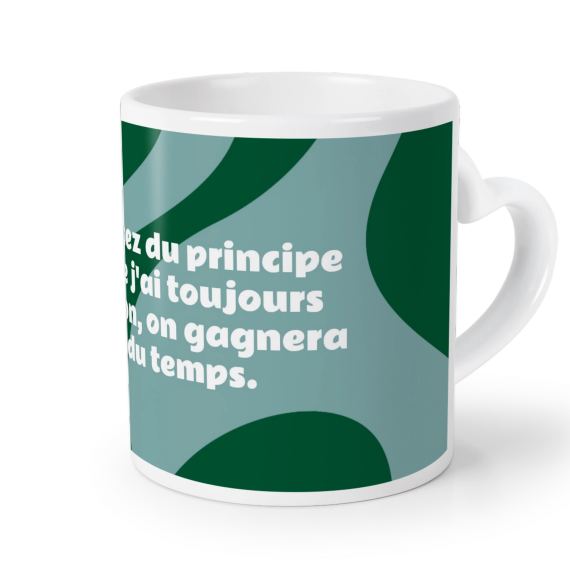 Mug anse en coeur Mug anse en coeur