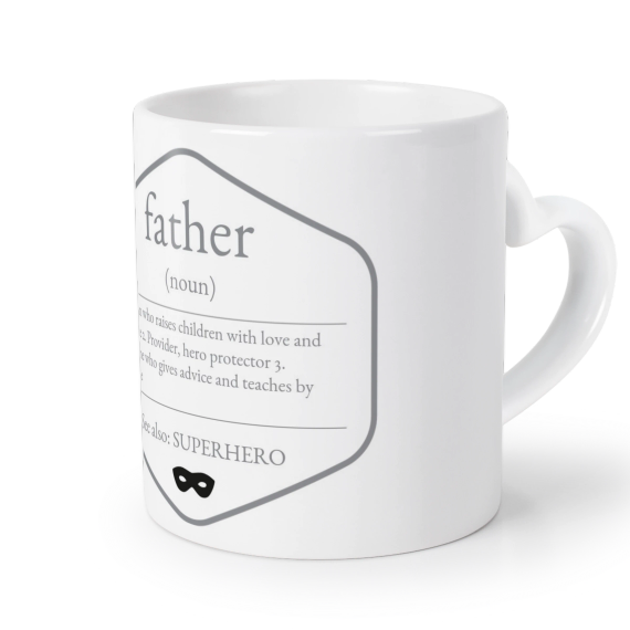 Hexagon Father - Text Only