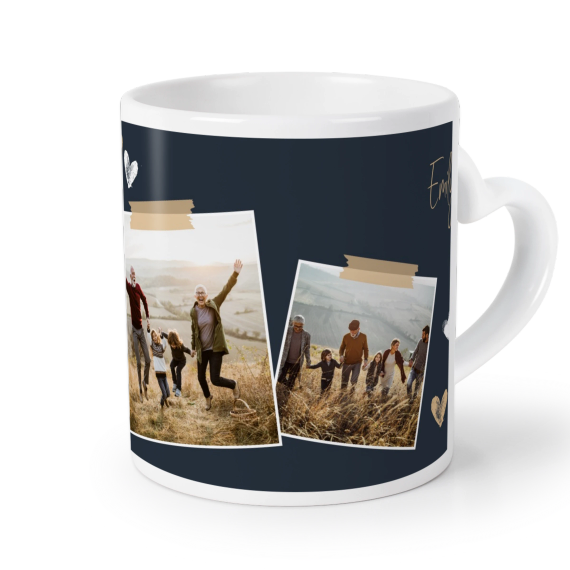Mug anse en coeur