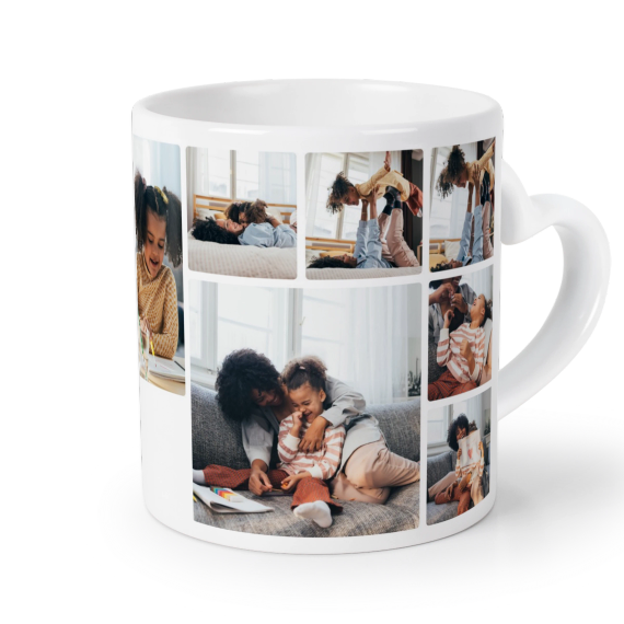Kvadratisk fotocollage - Stor lille kvadrater Kvadratisk fotocollage - Stor lille kvadrater