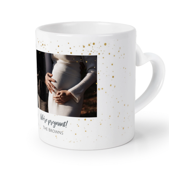 Gold Splatter Heart Gold Splatter Heart