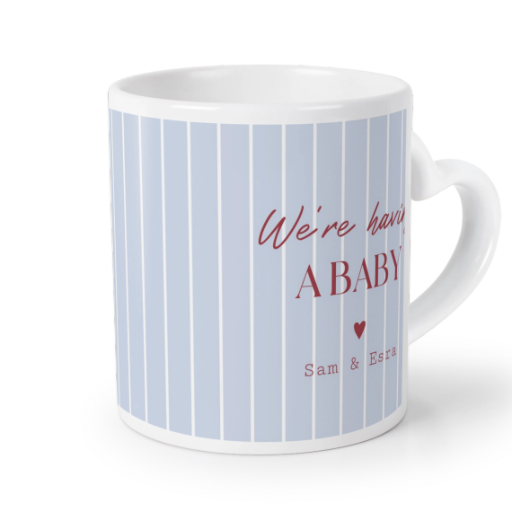 Thin Stripes Heart - Text Only