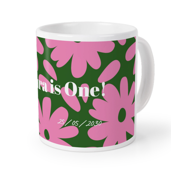 Happy Flower Pattern - Text Only Happy Flower Pattern - Text Only