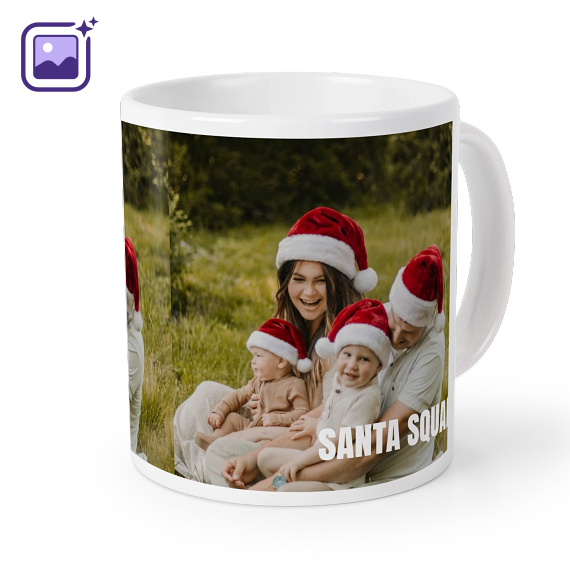 Bold Text Full Photo Filter Xmas Hat Bold Text Full Photo Filter Xmas Hat