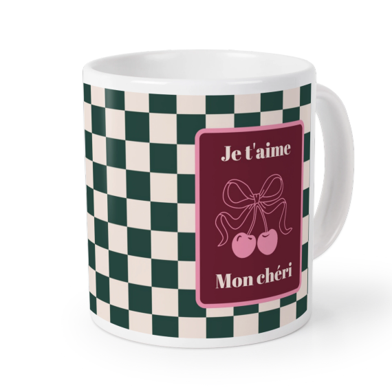 Checker Cherie Mood Text - Only